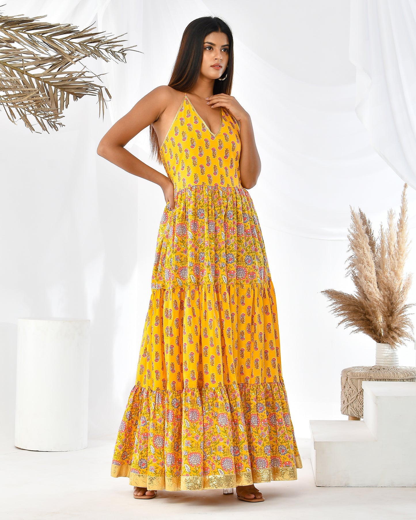 SUNNY BLOOM YELLOW DRESS