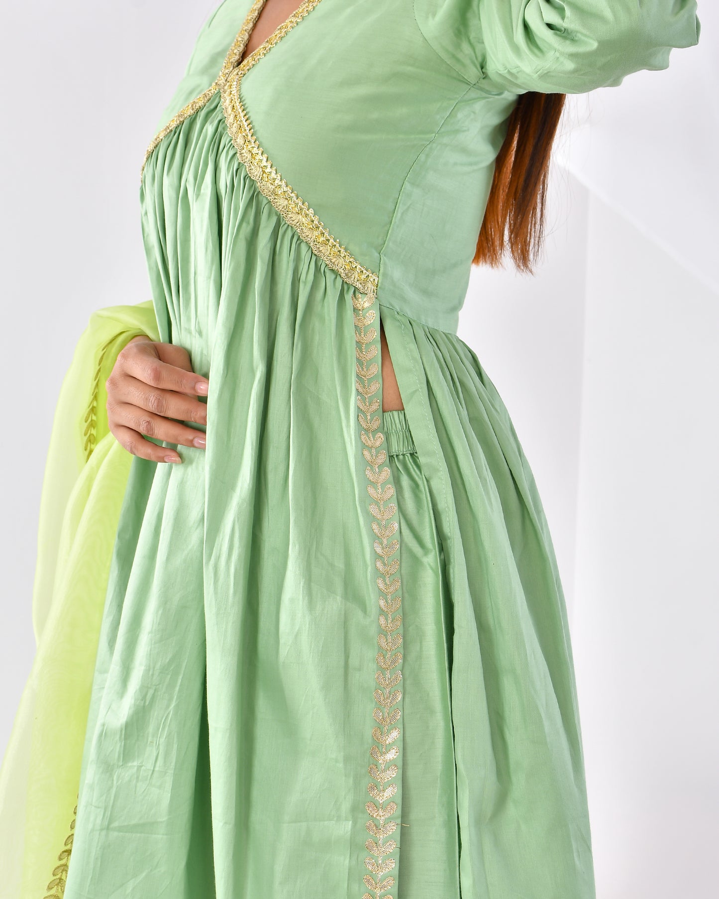 MADHVI GOTA PATTI SUIT SET