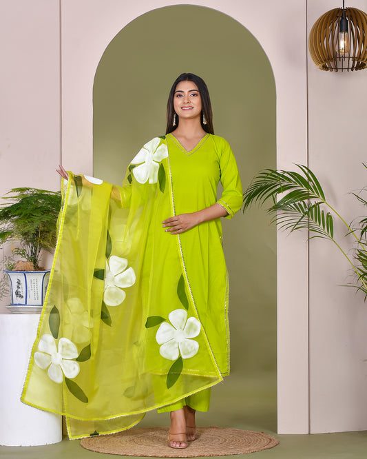 NIMBOLI HAND PAINTED SUIT SET