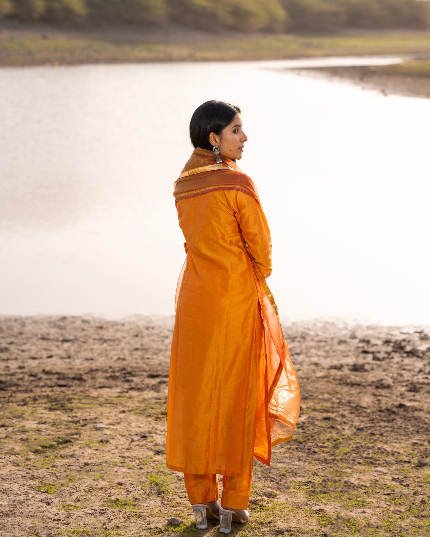 JASHN MUSTARD SUIT SET