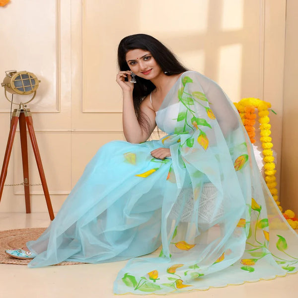 Hand Painted Sarees: A Fusion of Tradition and Contemporary Fashion