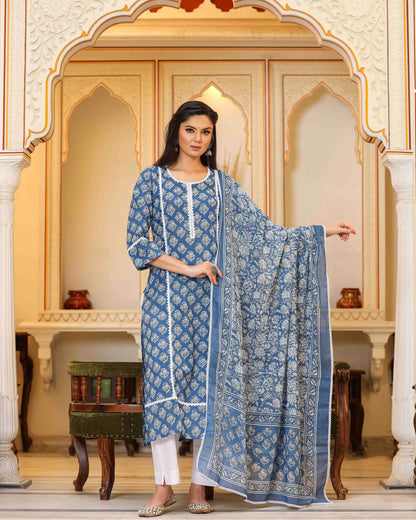 BHAVINI COTTON SUIT SET