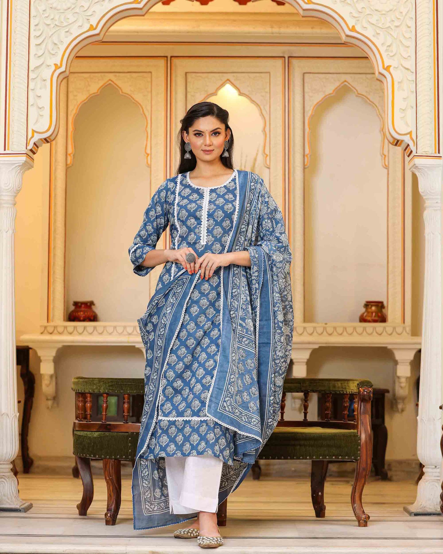 BHAVINI COTTON SUIT SET