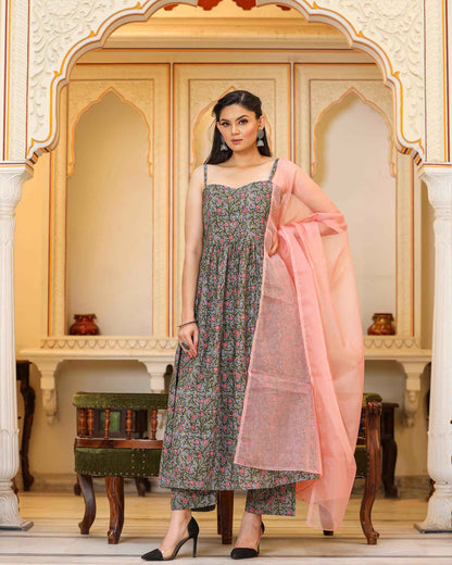 DHRITI COTTON SUIT- SET