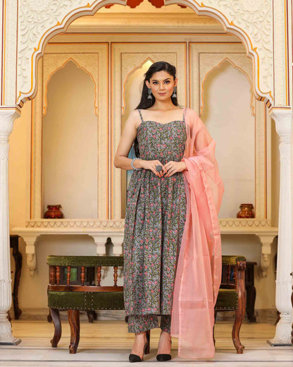 DHRITI COTTON SUIT- SET