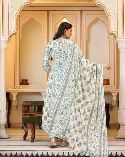 AARYA HAND-BLOCK PRINTED SUIT SET