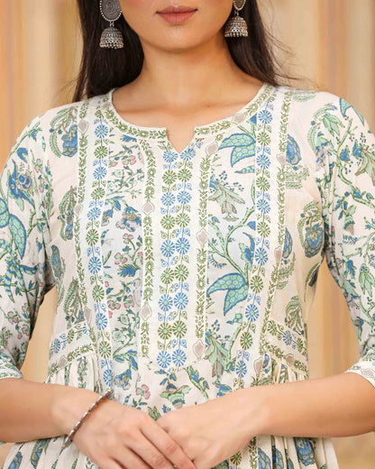 AARYA HAND-BLOCK PRINTED SUIT SET