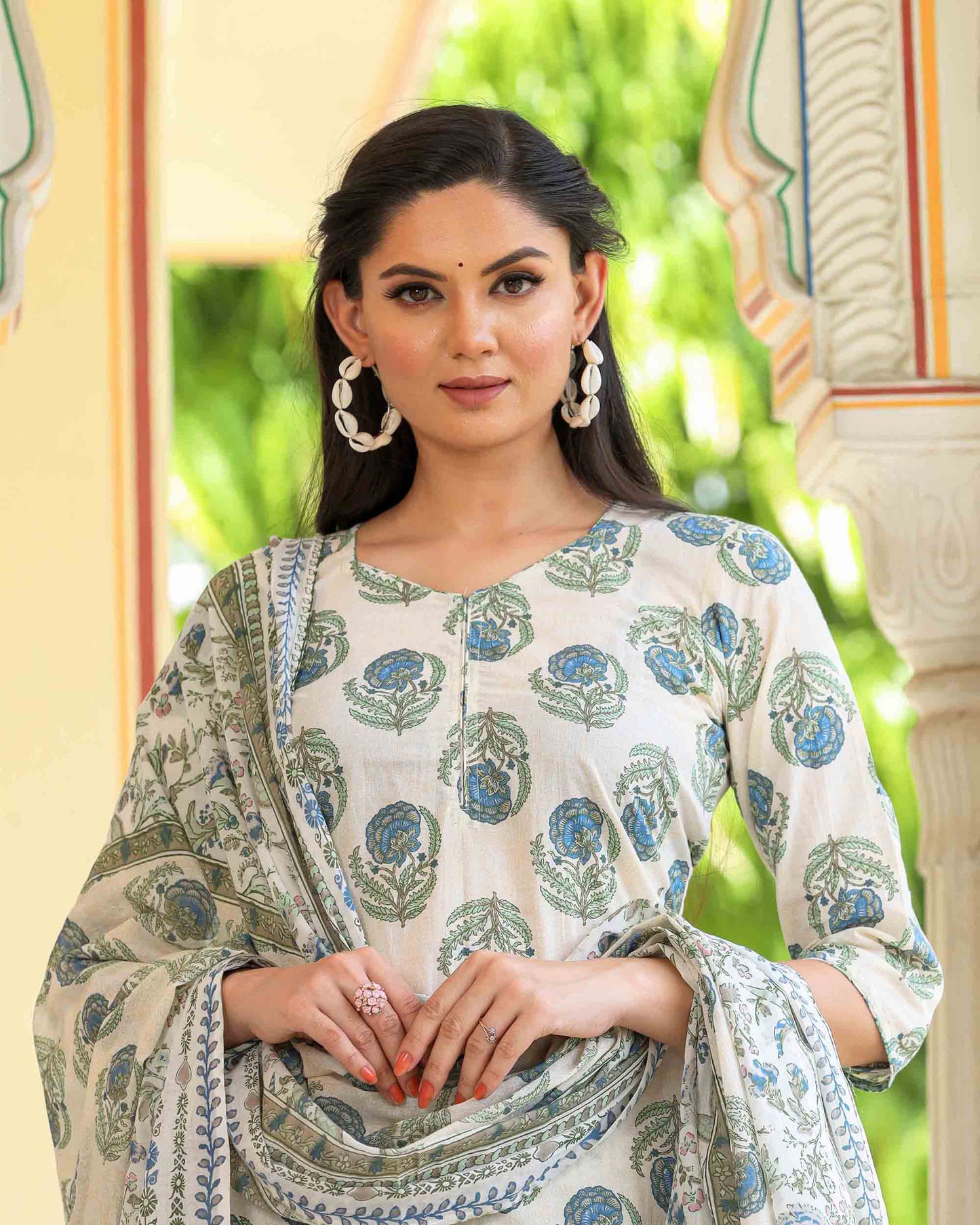 VAISHNAVI COTTON SHARARA SET