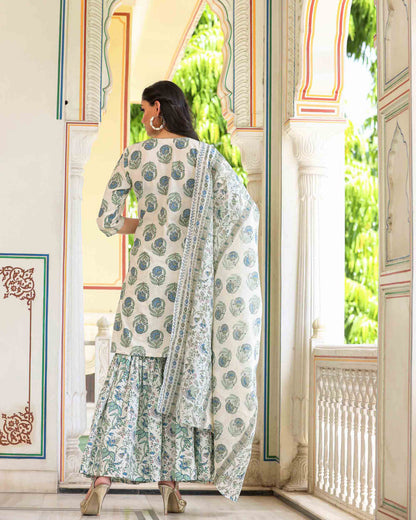 VAISHNAVI COTTON SHARARA SET