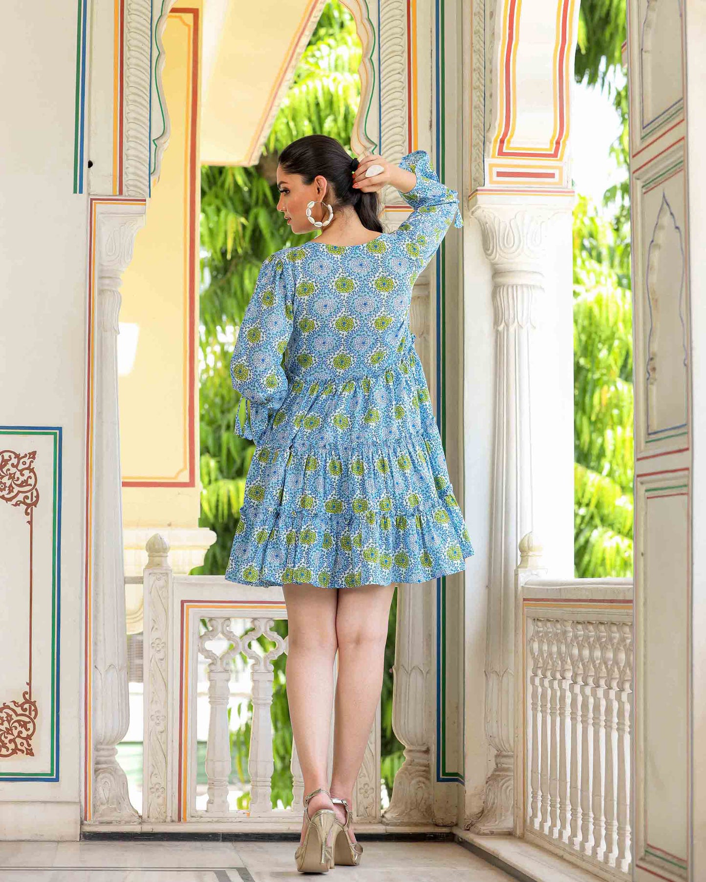 IRIS COTTON MINI DRESS