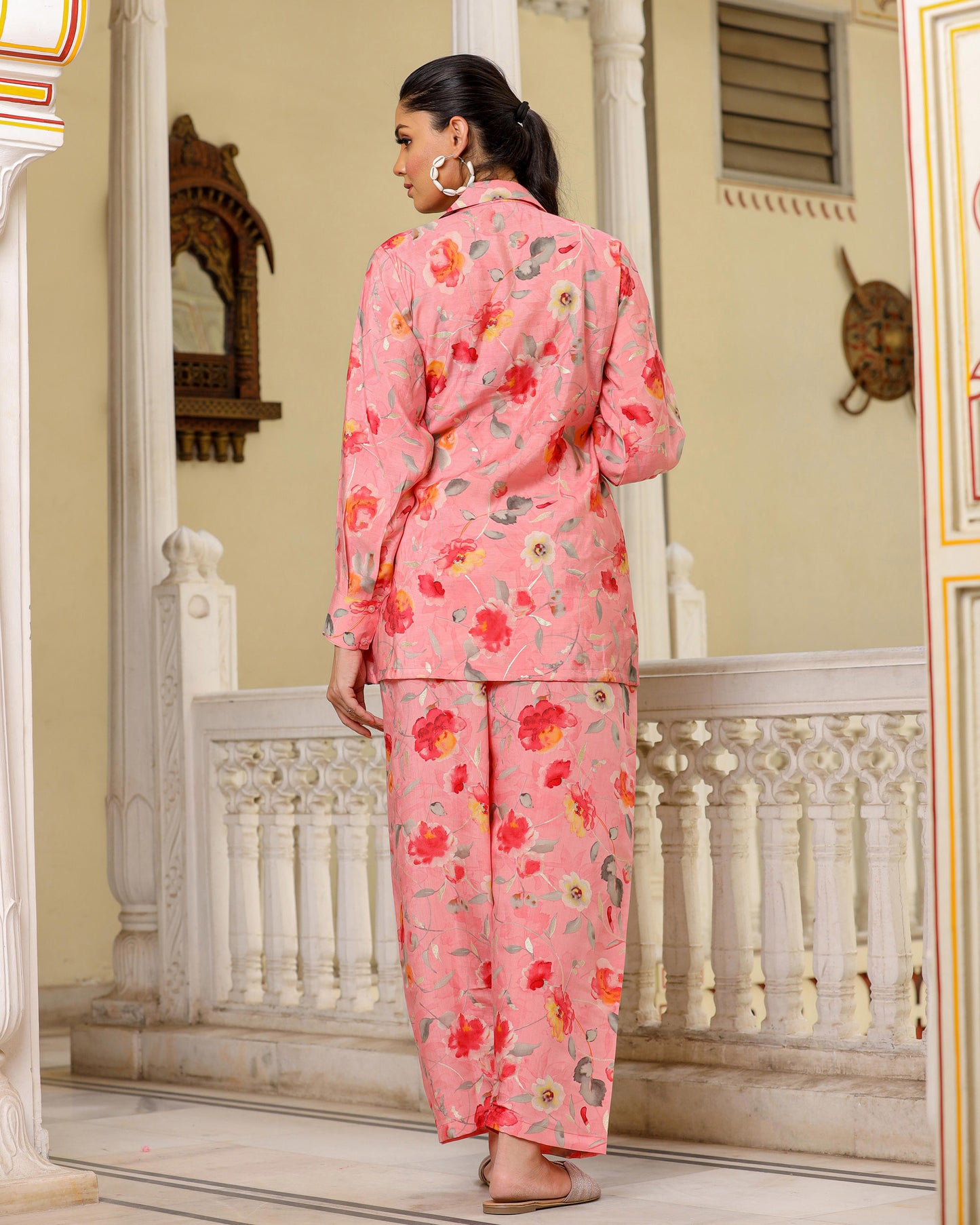 FLAMINGO FLORAL CO- ORD SET