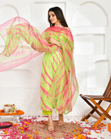 YADVI SHIBORI CHANDERI SUIT SET