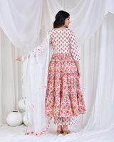 MANDIRA COTTON ANARKALI SET