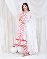 MEHAI COTTON ANARKALI SET