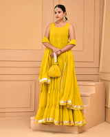 DANDELION FLOOR LENGTH DRESS