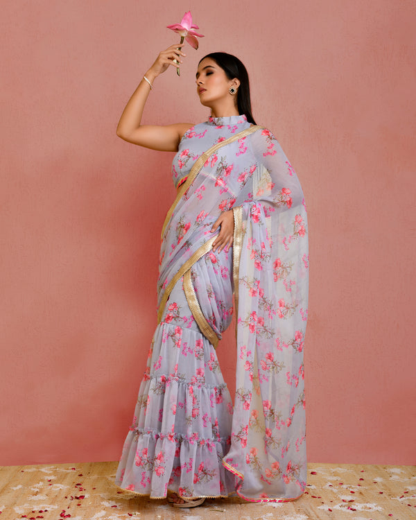 KASTURI PRE- STITCHED SAREE