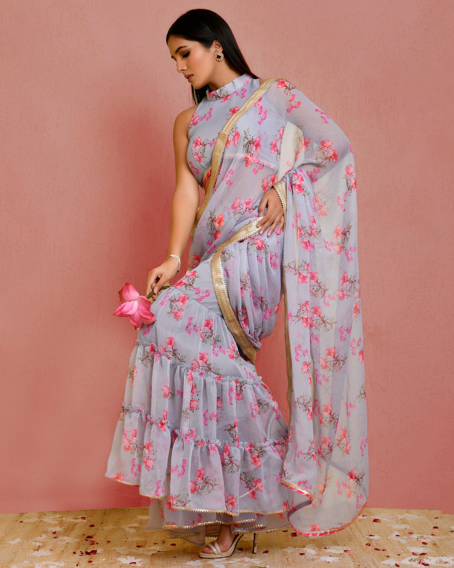 KASTURI PRE- STITCHED SAREE