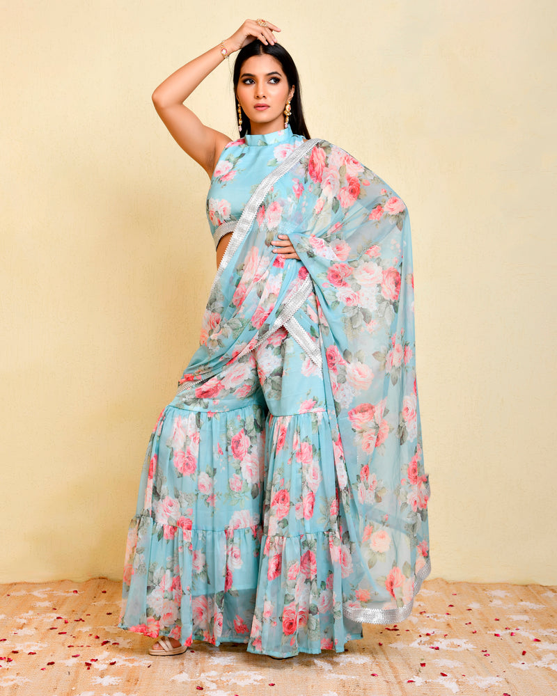 GULSHAN PRE-STITCHED SAREE