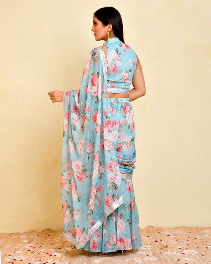 GULSHAN PRE-STITCHED SAREE