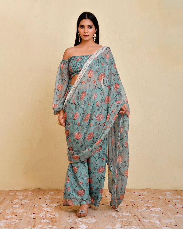 MEHEK PRE-STITCHED SAREE