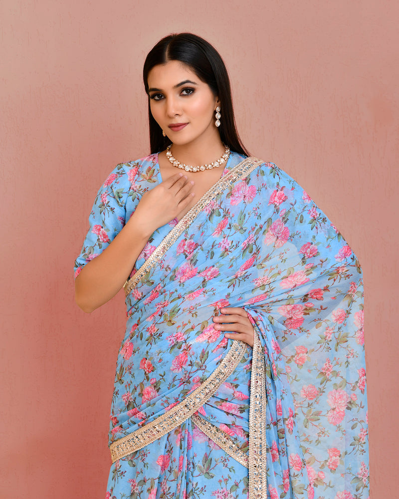 SAROJ PRE-STITCHED SAREE