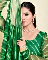 Gajra long Anarkali & dupatta set