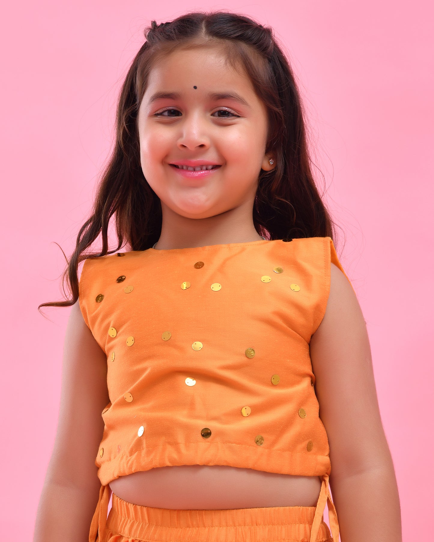 Mustard Yellow Dupion Silk Lehenga