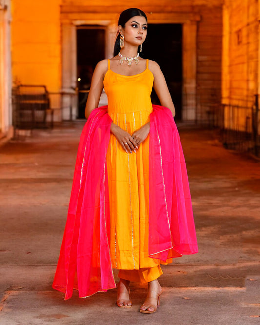 KASTURI YELLOW SUIT SET