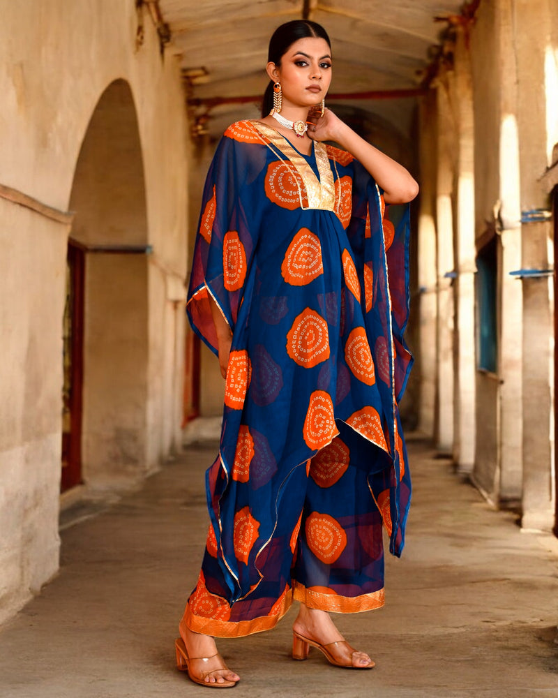 DARSHANA CHIFFON KAFTAN SET