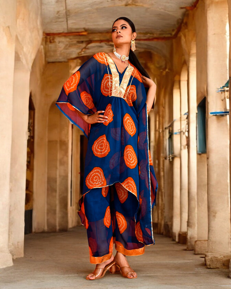 DARSHANA CHIFFON KAFTAN SET