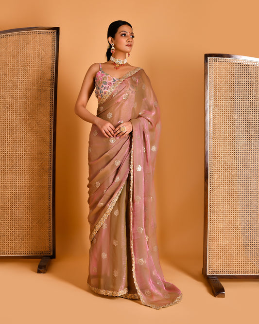 BARKHA TISSUE ORGANZA SAREE