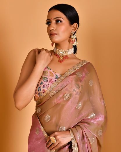 BARKHA TISSUE ORGANZA SAREE