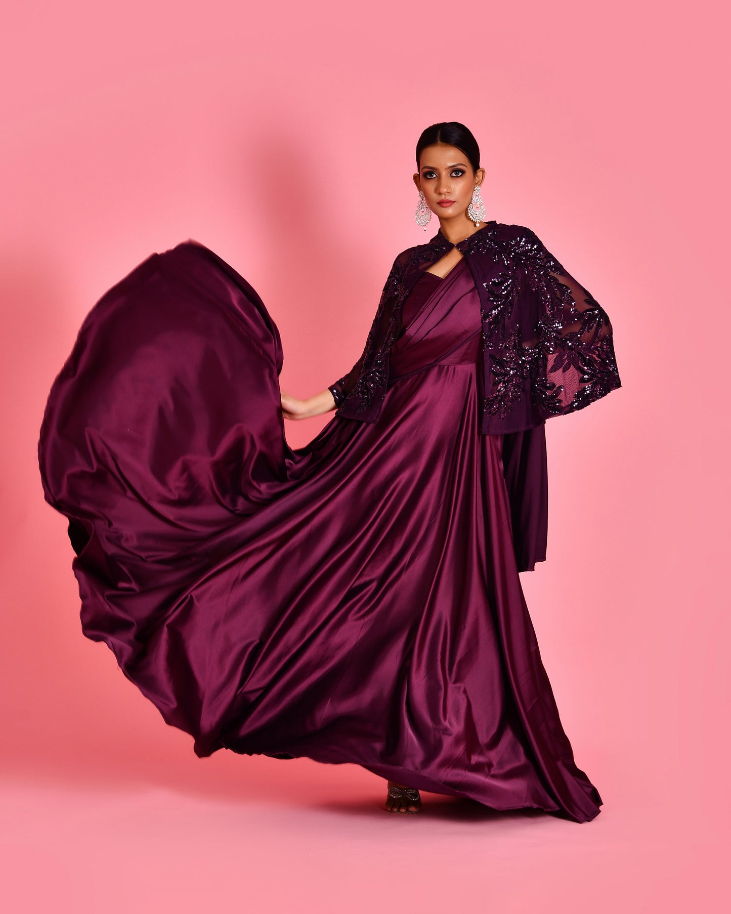 NAYIKA SAREE GOWN SET