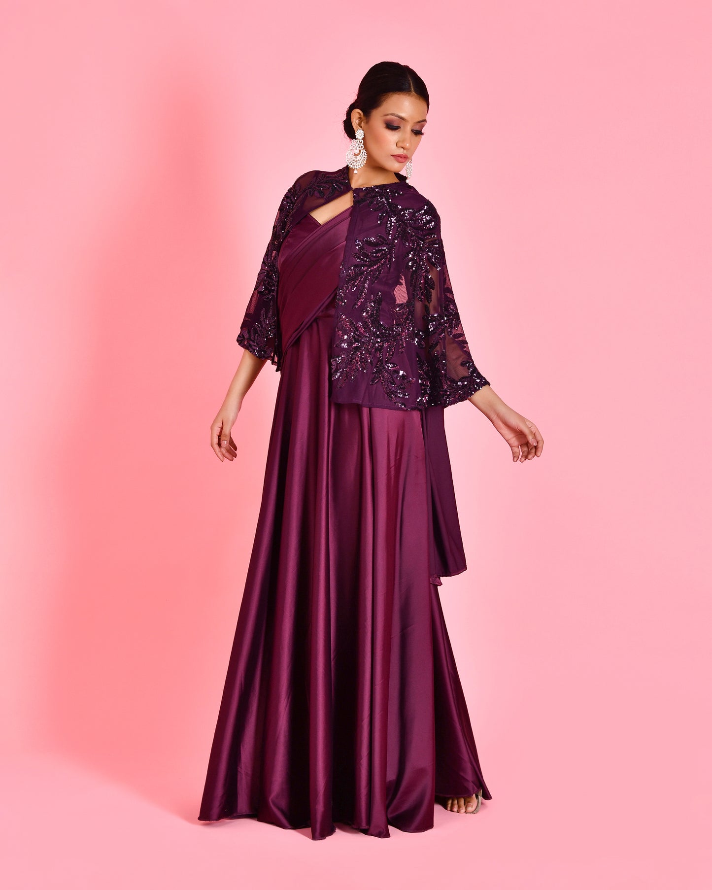 NAYIKA SAREE GOWN SET