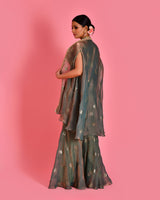 CHITRA CAPE & SHARARA SET