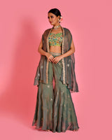 CHITRA CAPE & SHARARA SET