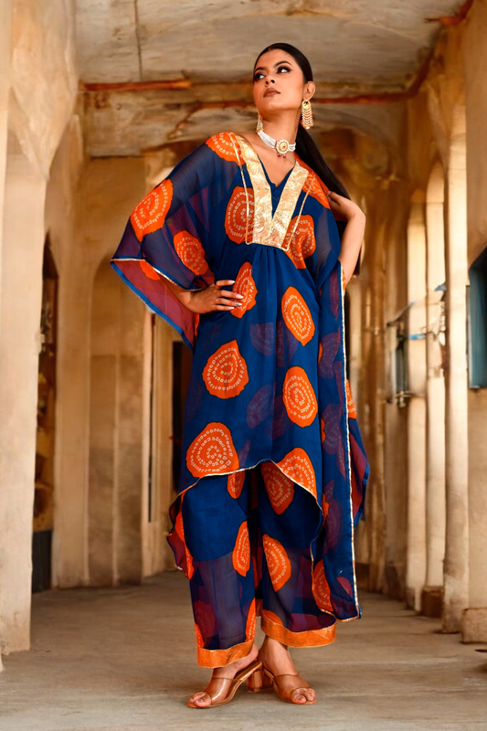 DARSHANA CHIFFON KAFTAN SET