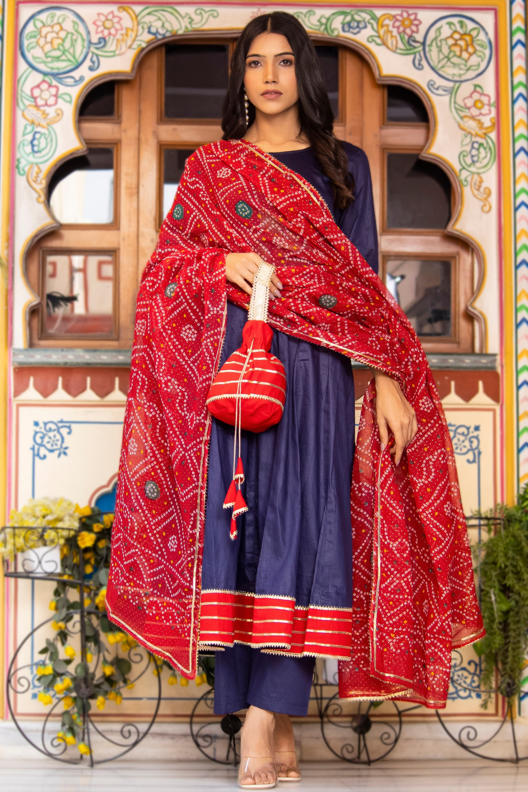 SADA BAHAR ANARKALI SUIT-SET