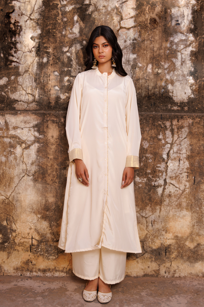 Ivory Crepe Co-ord Set