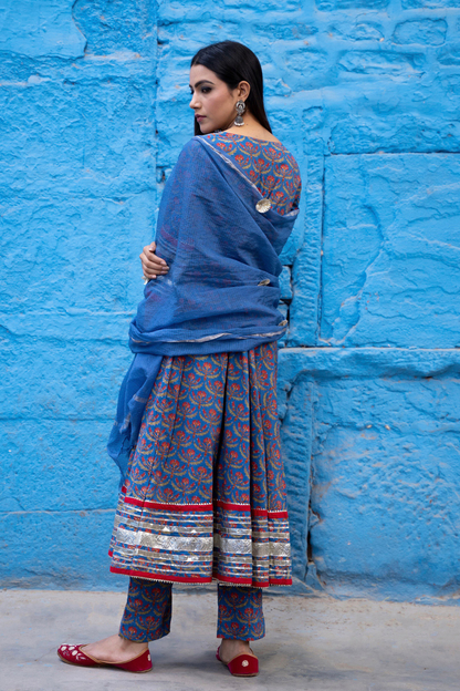 SAPPHIRE BLUE SUIT SET