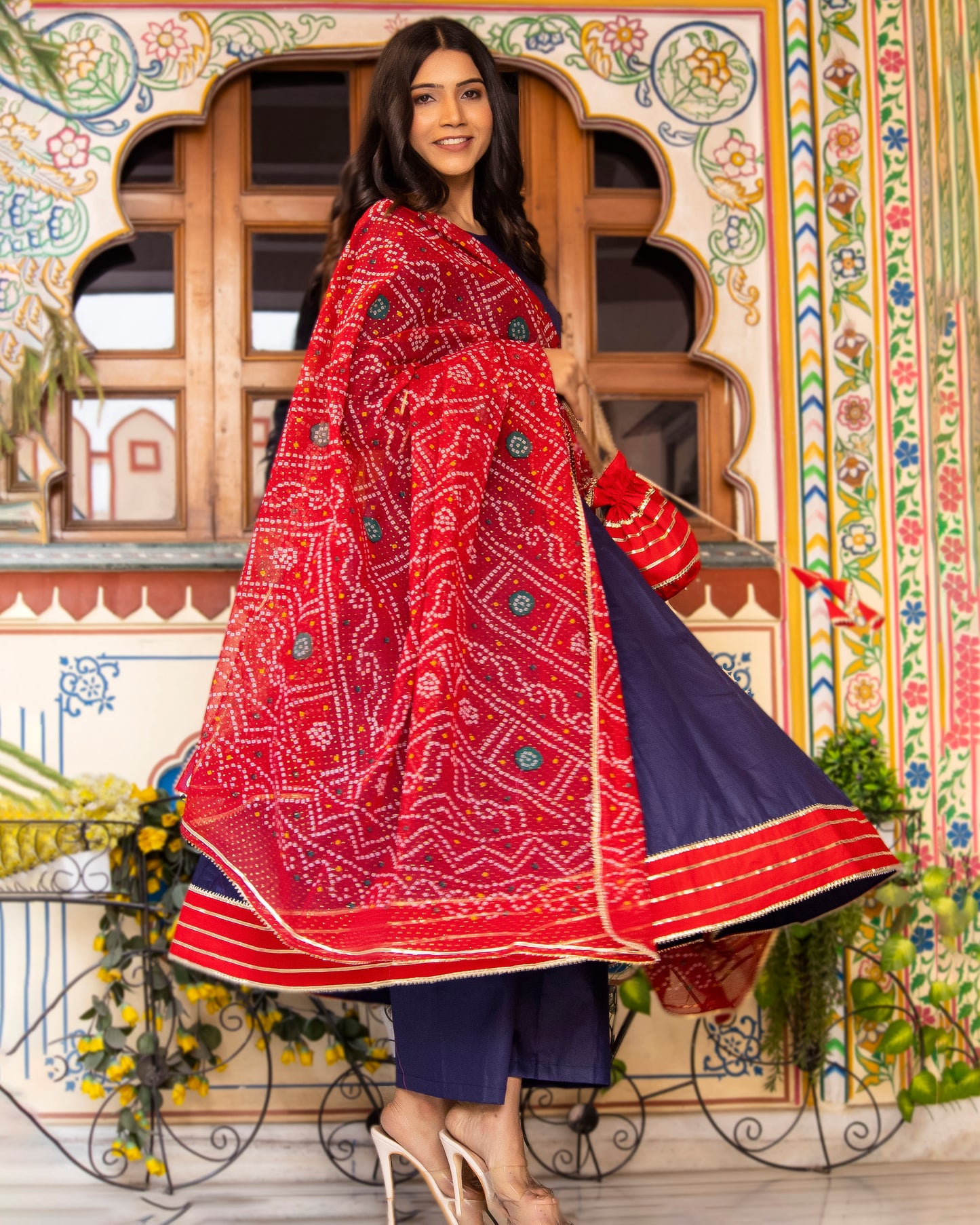 SADA BAHAR ANARKALI SUIT-SET