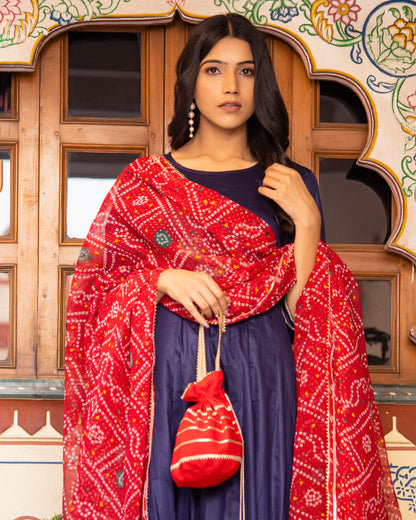 SADA BAHAR ANARKALI SUIT-SET