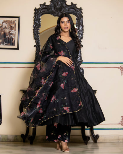 KAJREE BLACK SUIT-SET