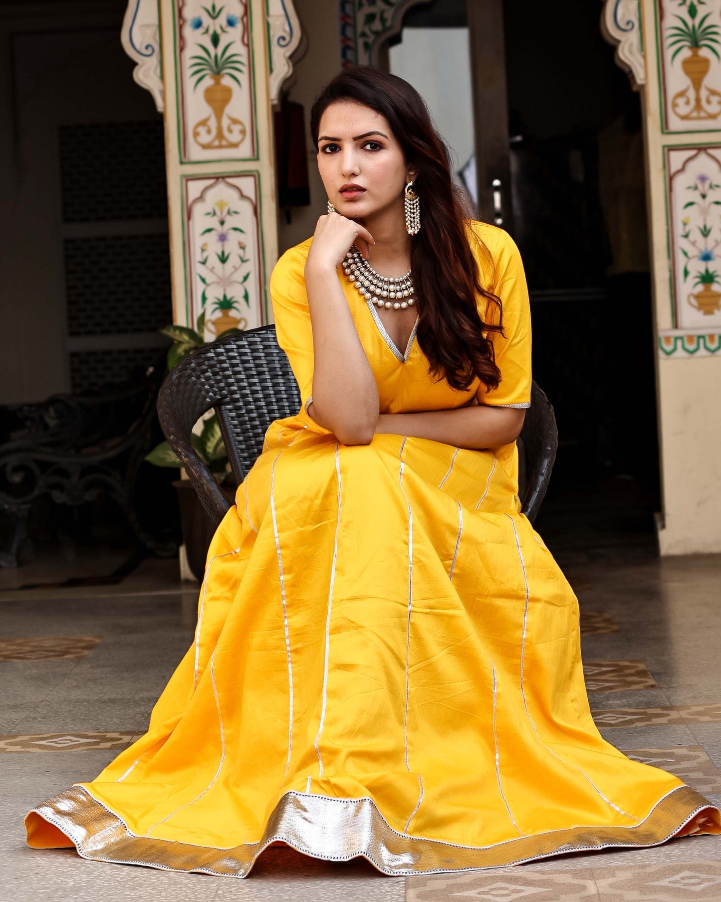 MARIGOLD LEHENGA SET