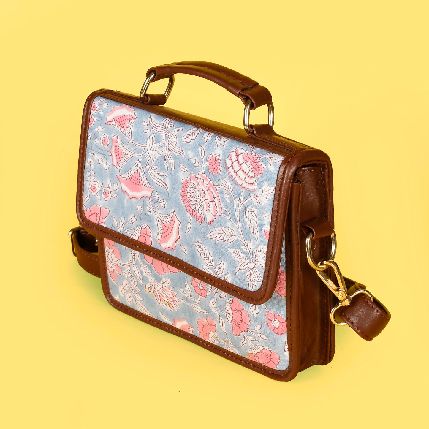 MORNING SKY HAND BLOCK PRINTED BAG