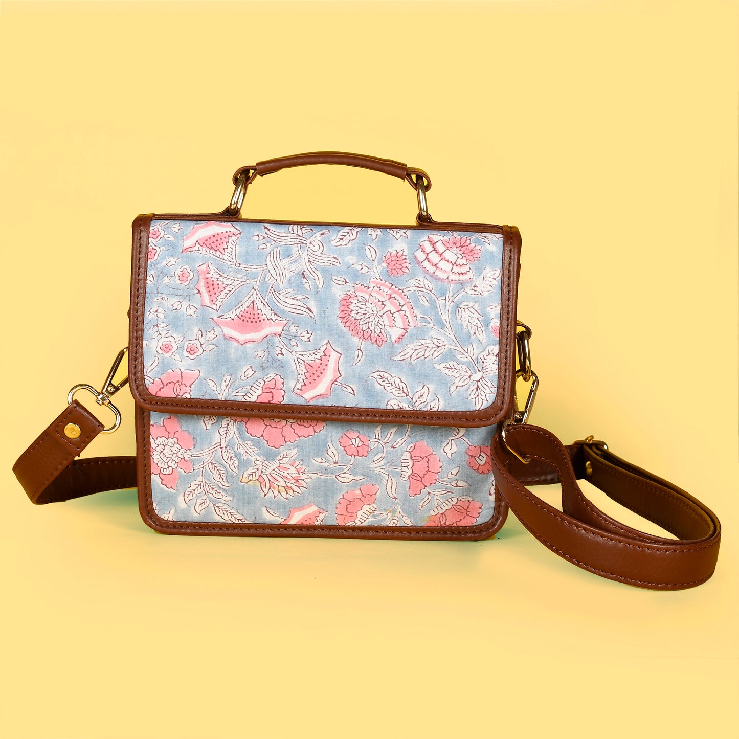 MORNING SKY HAND BLOCK PRINTED BAG