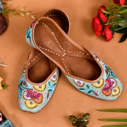 CARNIVAL BLUE JUTTIES