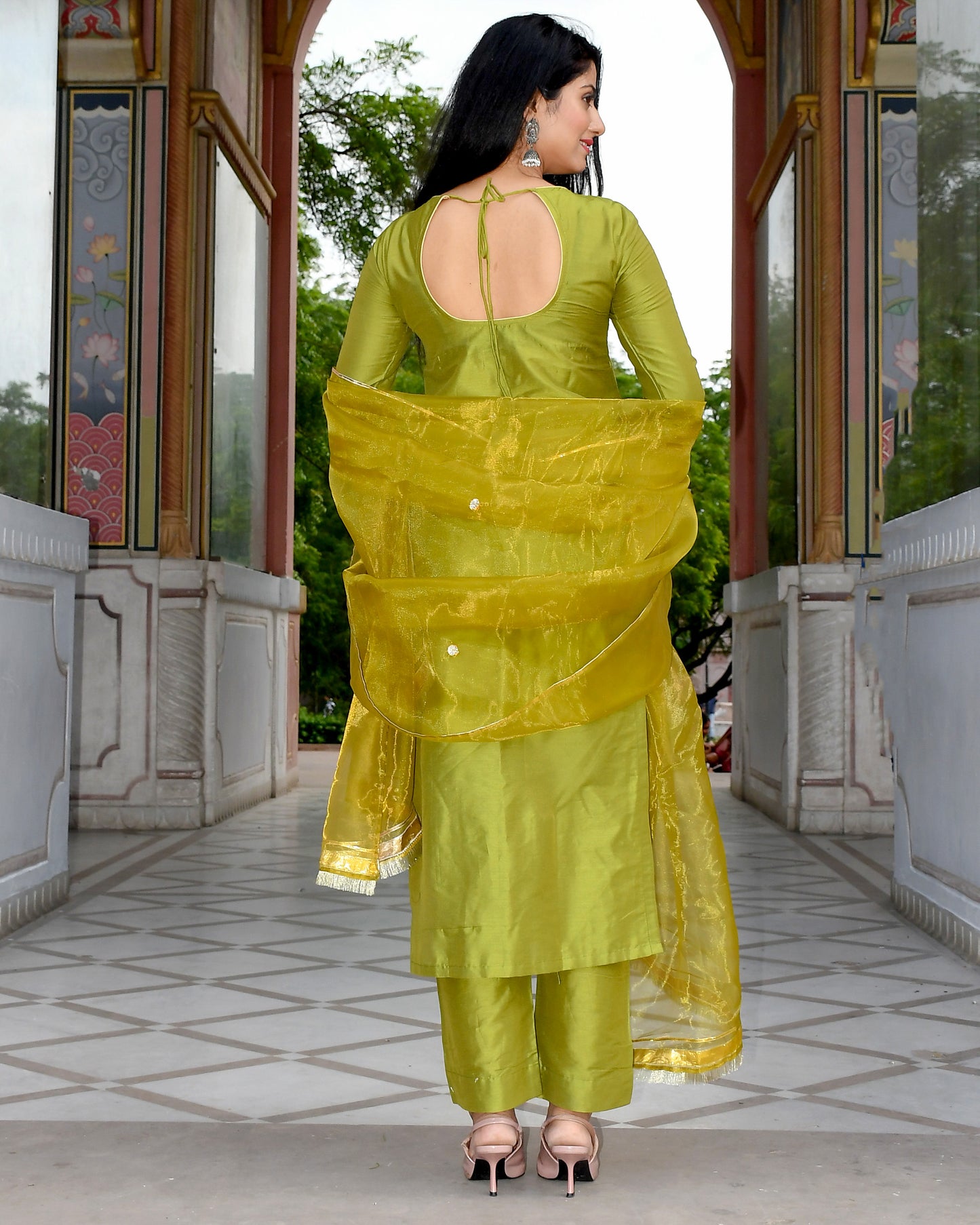 HEENA GREEN SUIT SET