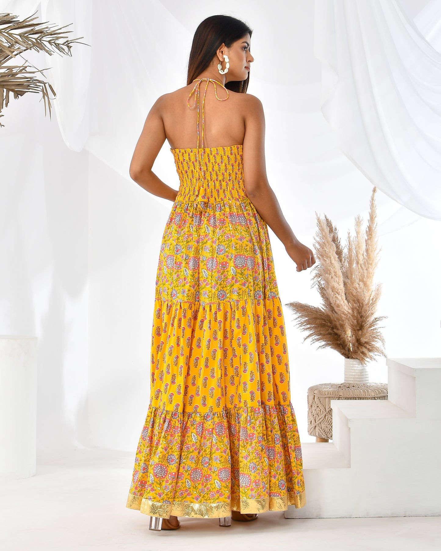 SUNNY BLOOM YELLOW DRESS