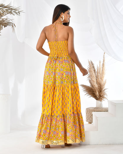 SUNNY BLOOM YELLOW DRESS